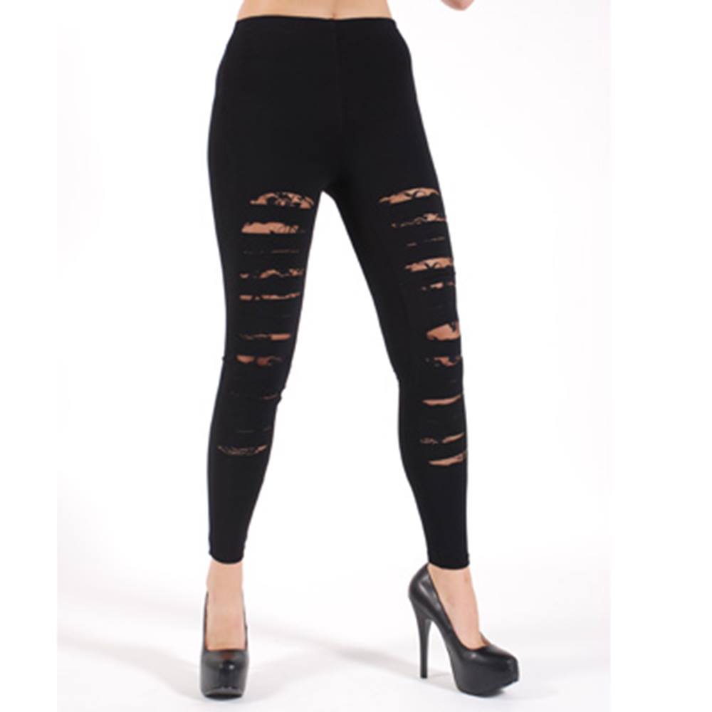Banned - The slashed Leggings - Black Product image